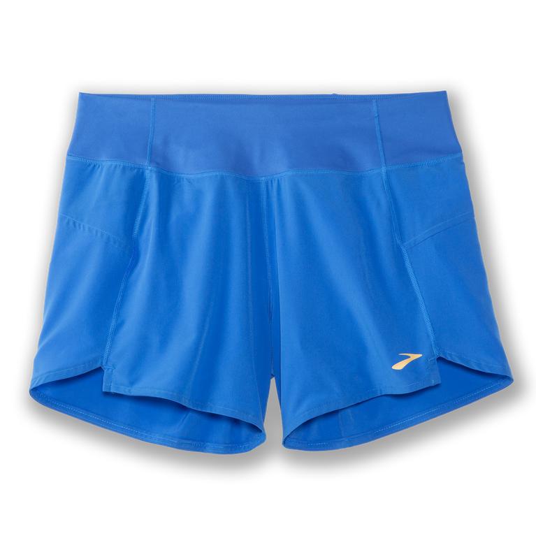 Brooks Chaser 5 - Womens Running Shorts - Blue Bolt (60314VCDU)